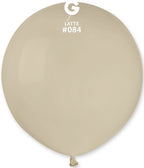 Gemar 084 Standard Latte 48cm 19 Inch G150 Latex Luftballons