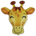 Giraffenkopf Giraffe Head Folienballon 68cm x 80cm
