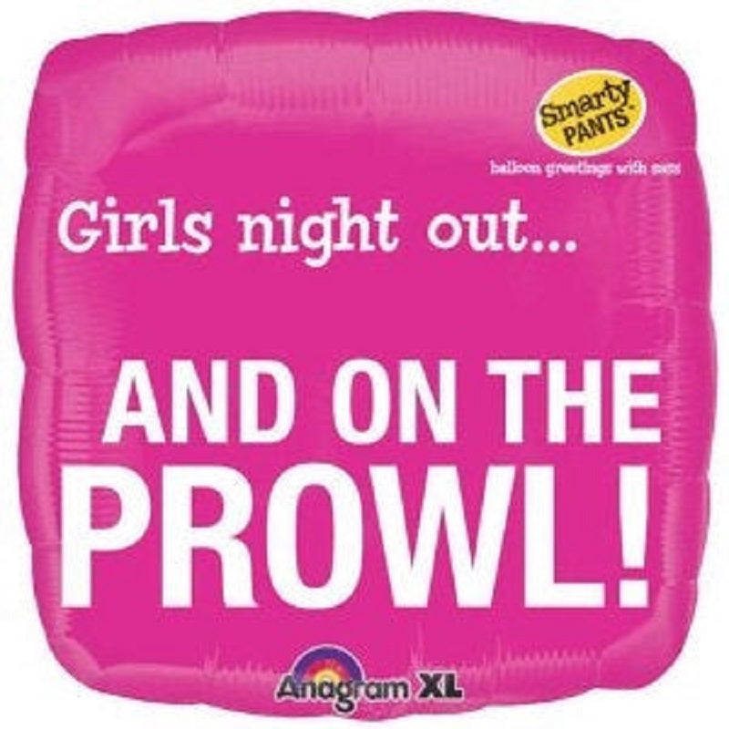 Girls night out and on the prowl Folienballon 45cm 18 Inch