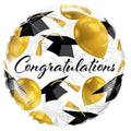 Glückwunsch Congratulations Gold Folienballon 46cm 18"