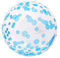 Glossy Globe Konfetti Blue 45cm 18" 5 Stück