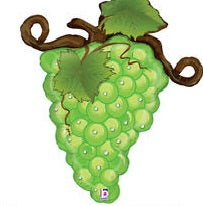 Grapes Trauben grün Folienballon 79cm 31"