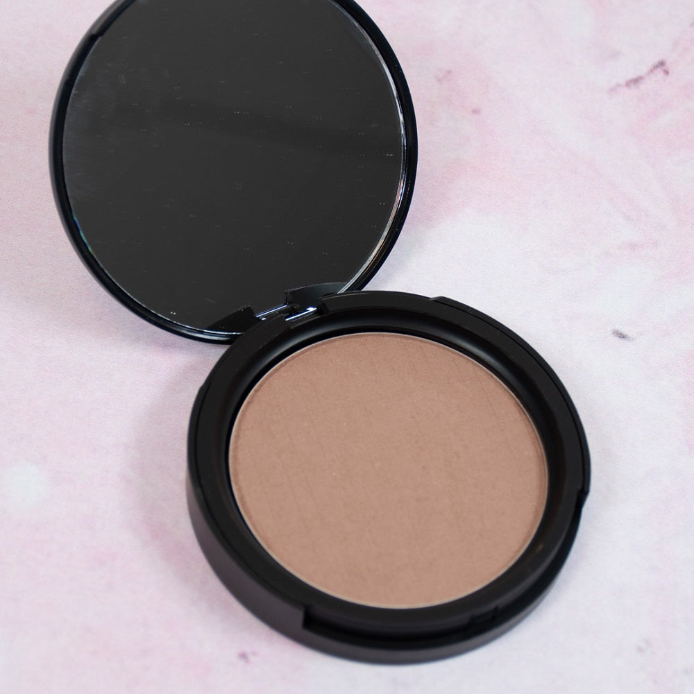 Grimas Compact Puder 10 Dunkelbraun - 9g