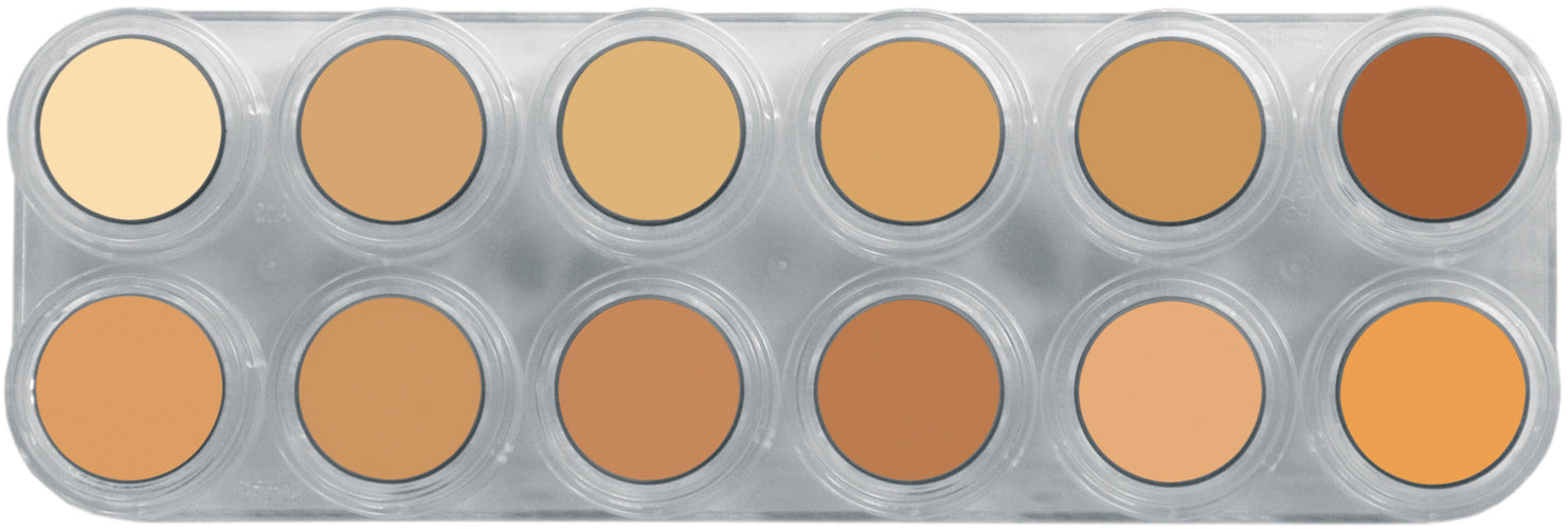 Grimas Crème Make-up Pure Palette V - 12 x 2,5 ml
