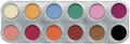 Grimas Eyeshadow - Rouge  Palette 12  U - 12 x 2g