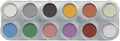 Grimas Pearl Eyeshadow Rouge Palette P1 - 12 x 2,5 g