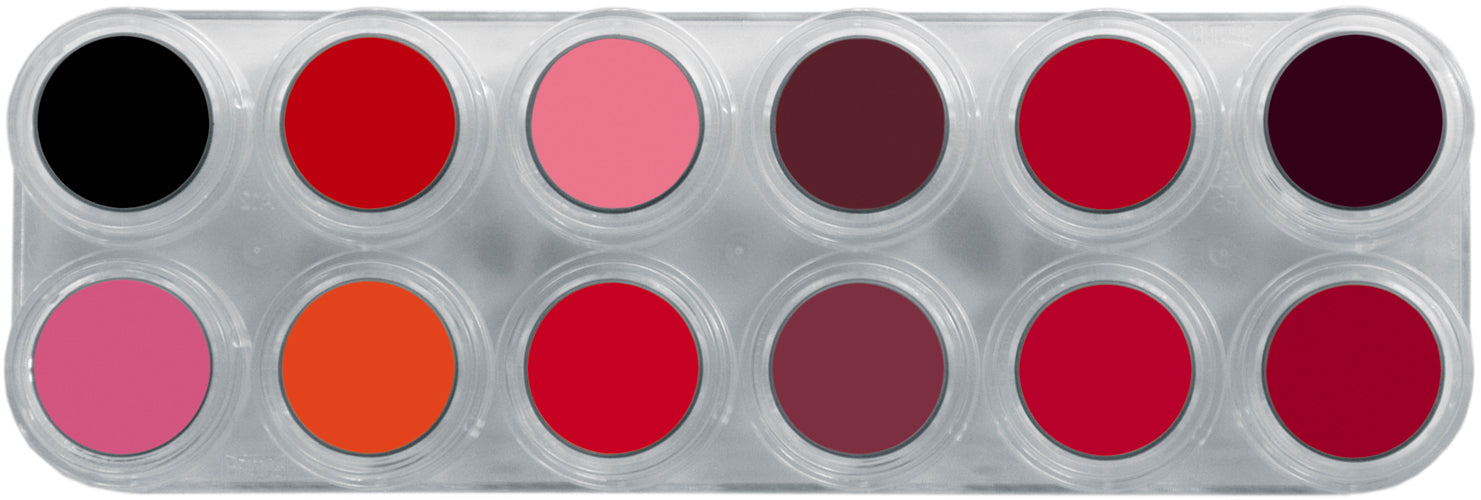 Grimas Lipstick Pure LF Palette 12 - 12 x 2,5ml