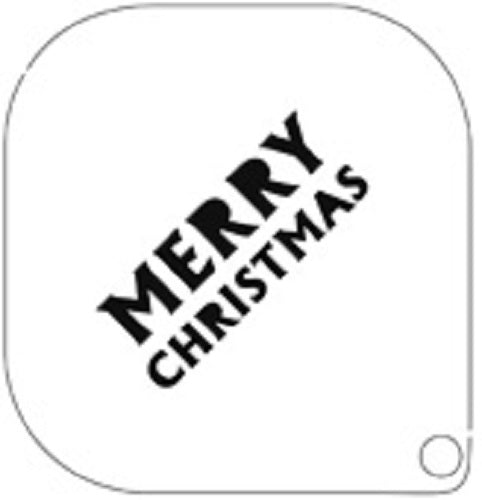 Grimas Schminkschablone Merry Christmas Nr. 30