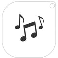 Grimas Schminkschablone Musiknote Nr. 64