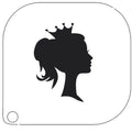 Grimas Schminkschablone Prinzessin mit Krone Nr. 130