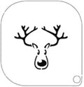 Grimas Schminkschablone Rentier Rudolf Nr. 38