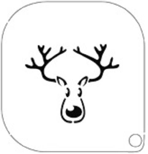 Grimas Schminkschablone Rentier Rudolf Nr. 38