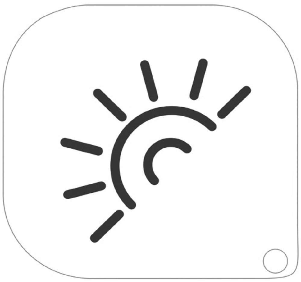 Grimas Schminkschablone Sonne Nr. 100