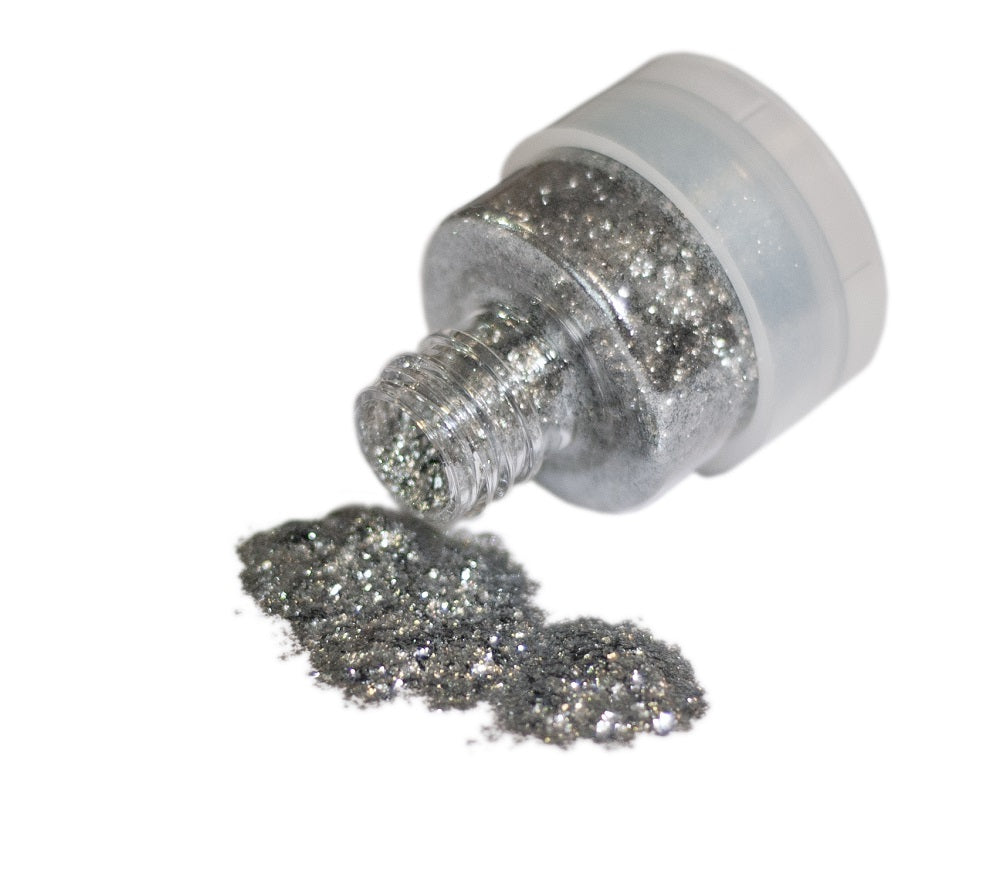 Grimas Shimmer Flakes Silberfarben 710