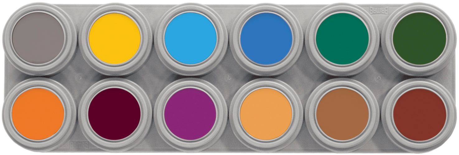 Grimas Water Make-up Palette 12 B (12 x 2,5 ml)