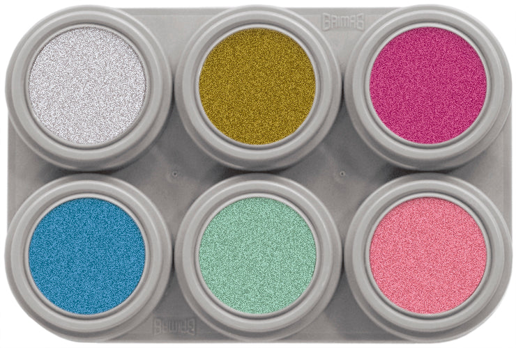 Grimas Water Make-up Pearl Palette 06 (6 x 2,5 ml)