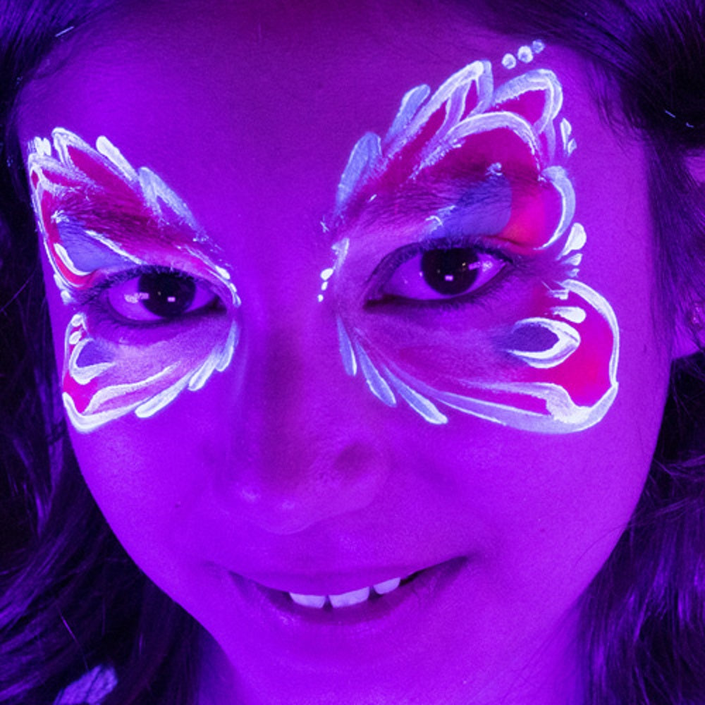 Grimas Water Make-up Fluor F6 - 6 x 2,5 ml Palette