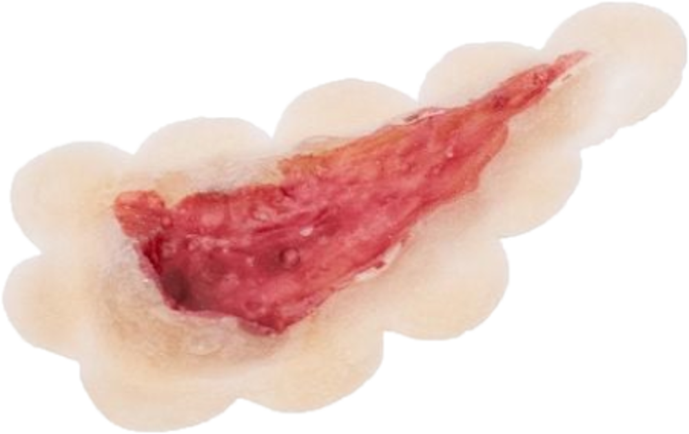Grimas Latexprothesen 806 Offene Wunde 65x30mm