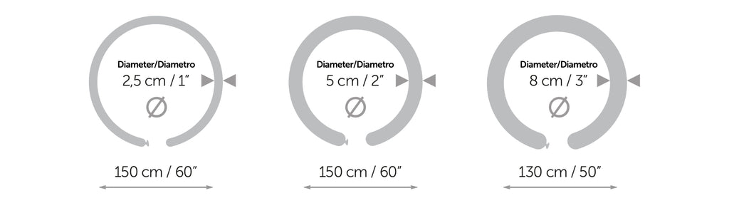 Gemar 010 Standard Blue 160G Modellierballons D2 Blau
