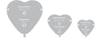 Gemar Herz 080 Standard Classic Assortment 15cm 6" CR6 Latex Luftballons