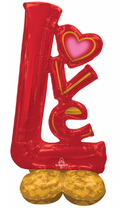 AirLoonz Große Liebe Folienballon für Luftfüllung 147cm 58"