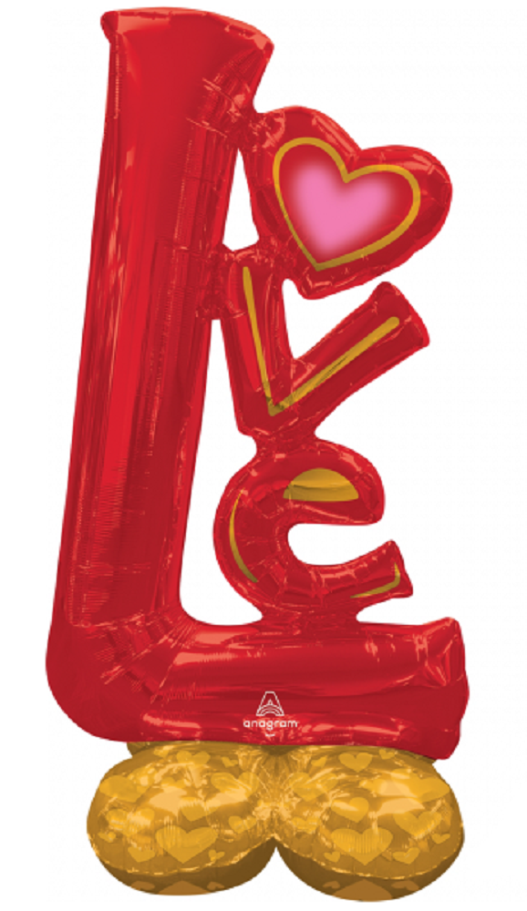 AirLoonz Große Liebe Folienballon für Luftfüllung 147cm 58"