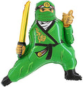 Grüner Ninja Folienballon 69 x 72cm