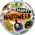 Qualatex Bubble Halloween Messages and Icons 22" 56cm Luftballon