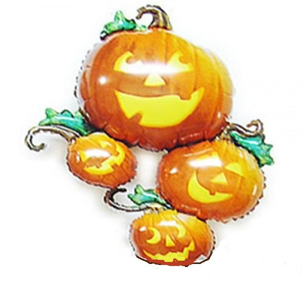 Halloween Kürbiskette Folienballon 93cm 37"