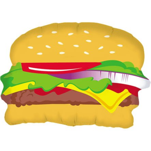Hamburger Folienballon - 71cm