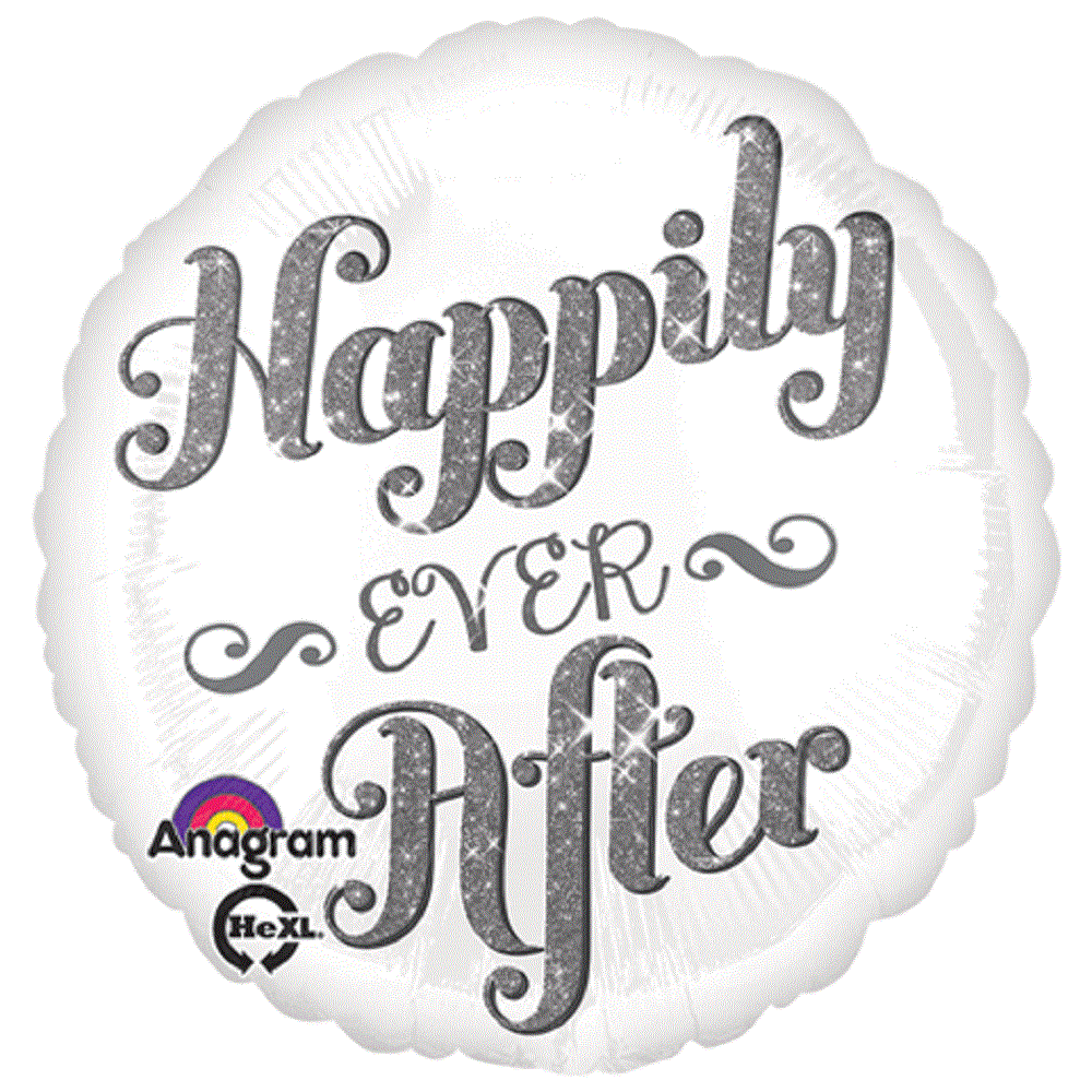 Happily Ever After Folienballon 43 cm 17 Inch