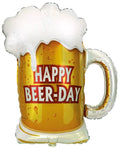 Happy Beer Day Bierkrug Folienballon 68 x 65cm
