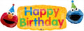 Happy Birthday Elmo und Krümelmonster Sesamstraße Folienballon 107cm 42"
