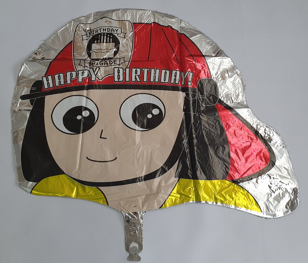 Happy Birthday Fire Fighter Folienballon 66cm 26 Inch