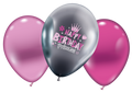 Happy Birthday Princess  27,5cm 11 Inch Latex Luftballons Karaloon