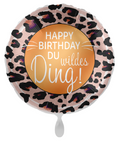 Happy Birthday du wildes Ding Folienballon 43cm 17"