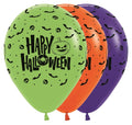 Happy Halloween Color Assortment 30cm 12 Inch Latex Luftballons Sempertex