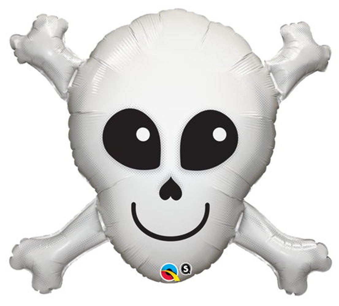 Happy Skull Totenkopf Halloween Folienballon 81cm 32 Inch