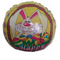 Happy Easter Hase mit Korb Folienballon 45cm