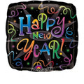 Happy New Year Folienballon quadratisch 45cm 18"