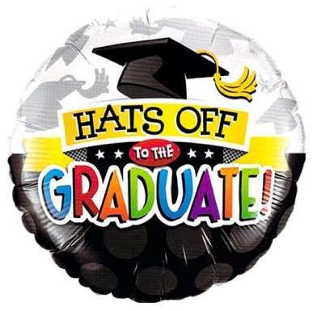 Hats Off To The Graduate Folienballon 46cm 18"