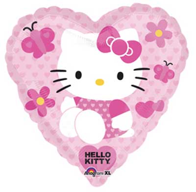 Hello Kitty Folienballon Herz Love 81cm