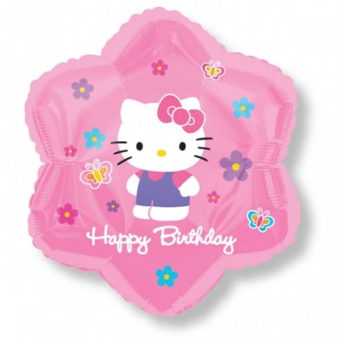 Hello Kitty Folienballon Stern 45cm