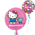 Hello Kitty and Mouse Folienballon rund 45cm