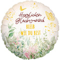Herzlichen Glückwunsch Bleib wie du bist Folienballon 46cm 18 Inch