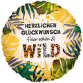 Herzlichen Glückwunsch Feier Schön Und Wild Folienballon 46cm 18"