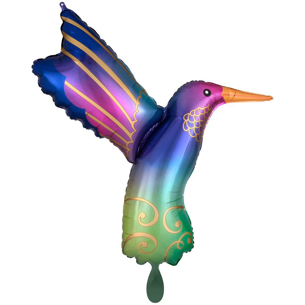 Hummingbird Kolibri Satin Infused Folienballon - 91cm 36''
