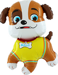 Hund Bulldogge Bullo Folienballon - 78cm 31"
