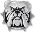 Hundekopf Bulldoge Maskottchen Folienballon 53cm 21"