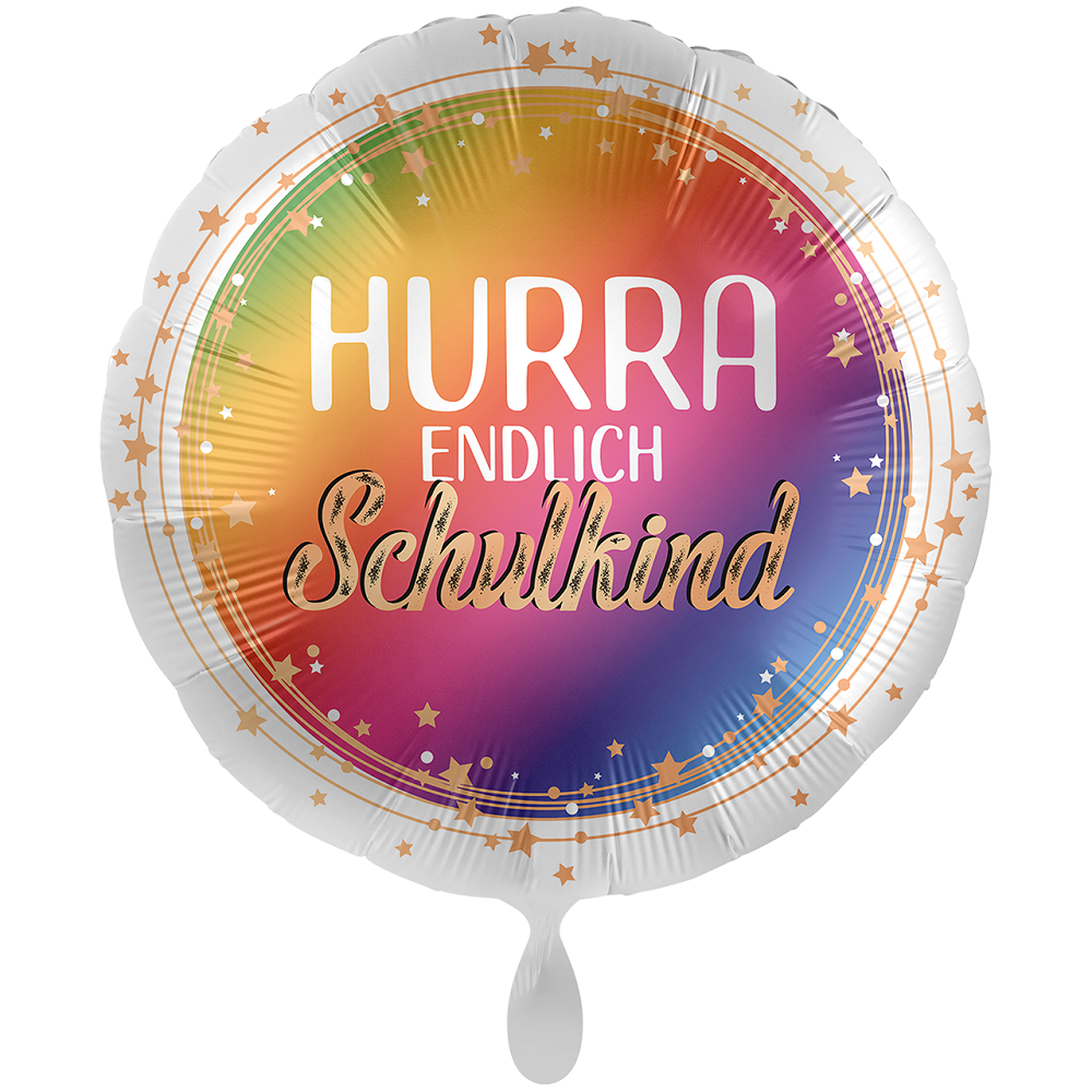 Hurra endlich Schulkind - 71cm 28''